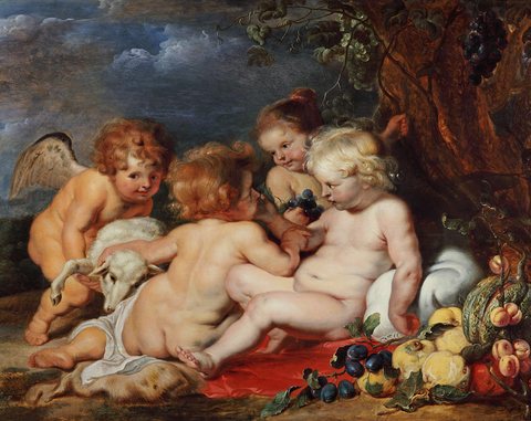 Christ with Young St. John and Angels