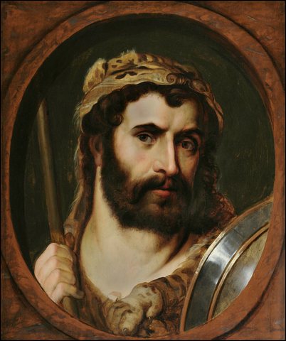 Emperor Commodus as Hercules and as a Gladiator