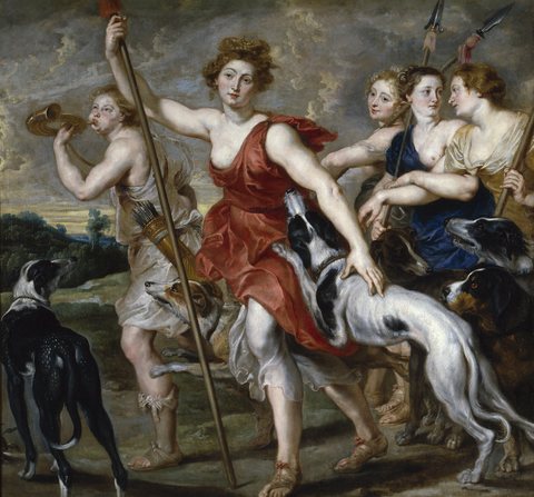 Diana returning from the Hunt