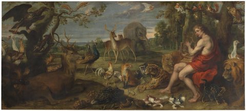 Orpheus and the animals