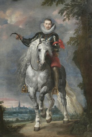 Portrait of Don Rodrigo Calderon on Horseback