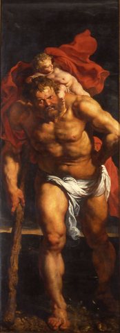 Saint Christopher Carrying the Christ