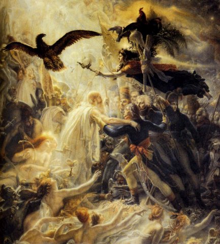 Girodet Trioson Anne Louise The Apotheosis Of The French Heroes Who Died For Their Country Girode