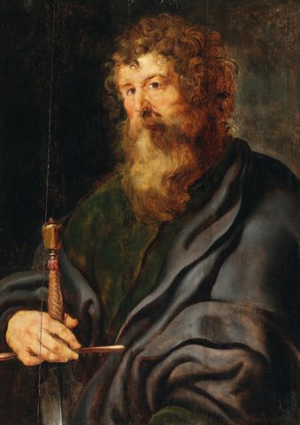 Saint Paul with a sword