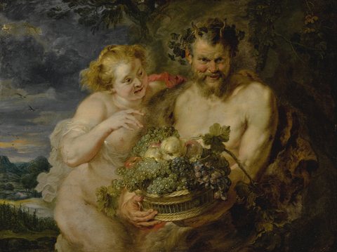 Satyr and Bacchante