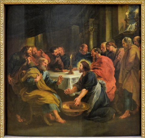 The foot washing