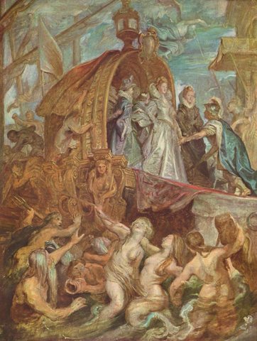 The Landing in Marseilles (Sketch for the Medici Cycle)