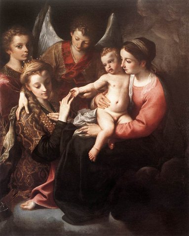 The Mystic Marriage of St Catherine Carrac