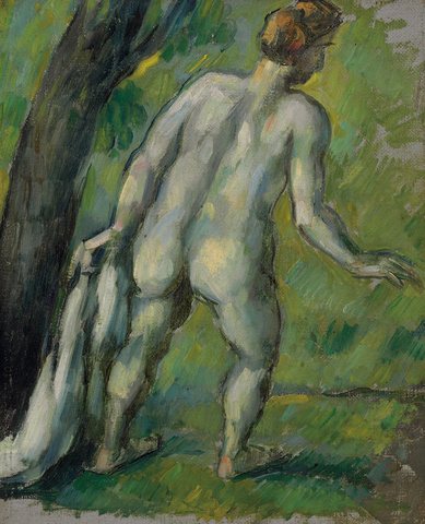 Baigneur, vu de dos