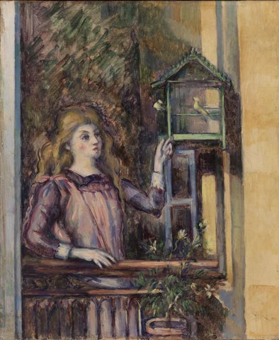 Girl with Birdcage (Jeune fille à la volière)