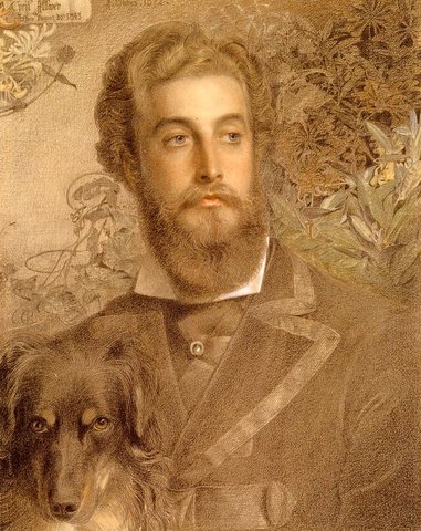 Augustus Portrait Of Cyril Flower Lord Battersea Sandys