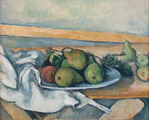 Still life with pears