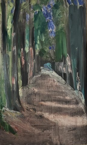 allée d'arbres dans le bois de Clamart
