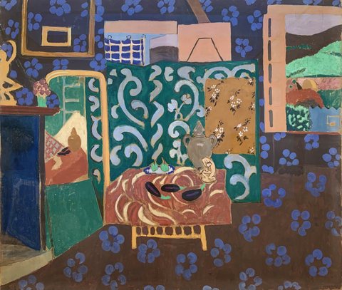 Interior with Aubergines