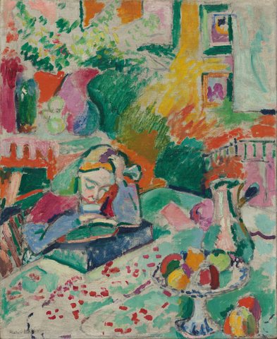 Interior with a Young Girl (Girl Reading)