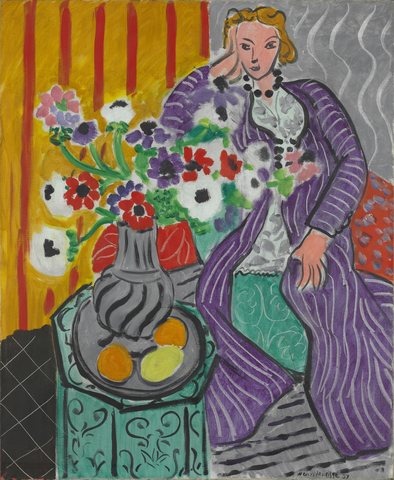 Purple Robe and Anemones