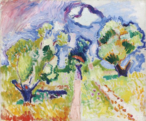 Promenade among the Olive Trees