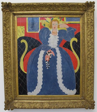 Woman in Blue