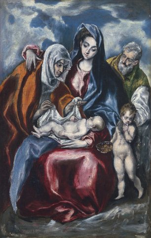 The Holy Family with Saint Anne and the Infant John the Baptist