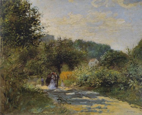 A Road in Louveciennes