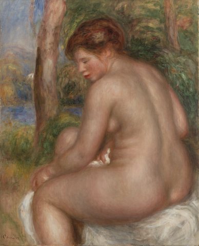 Bather in Three-Quarter View (Baigneuse vue de trois quarts)
