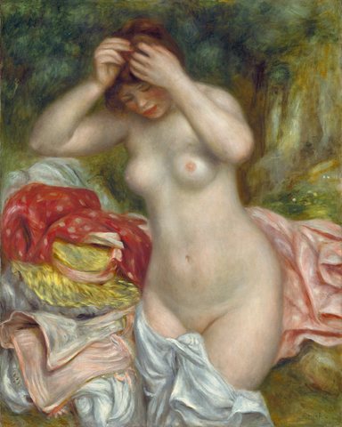 Bather Arranging Her Hair