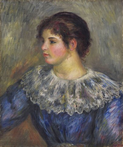 Bust Portrait of a Young Woman