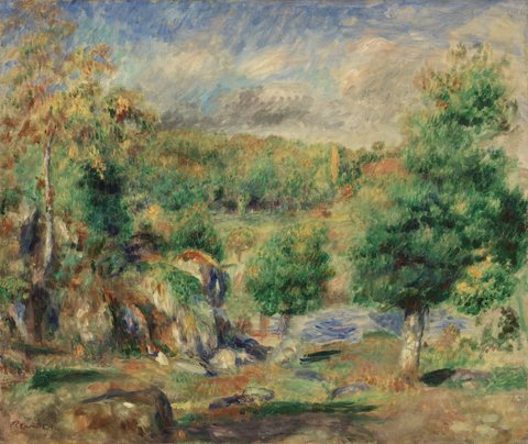 Chestnut Trees, Pont-Aven (Châtaigniers, Pont-Aven)