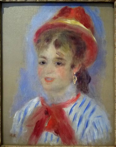 Estelle in a Red Hat