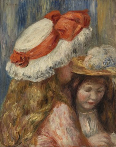 Girls with Hats (Jeunes filles aux chapeaux)