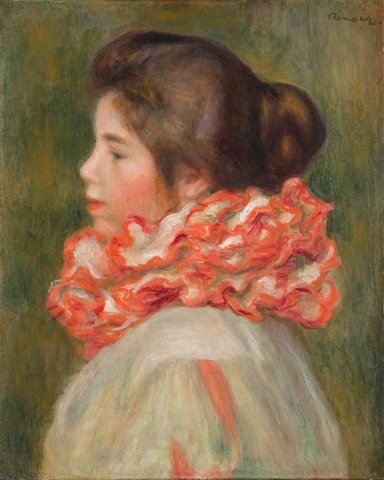 Girl in a Red Ruff