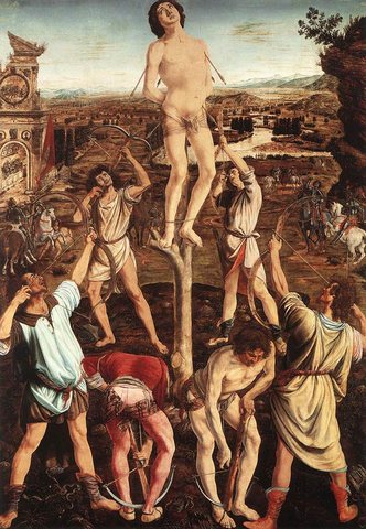 POLLAIUOLO Antonio del Martyrdom Of St Sebastian
