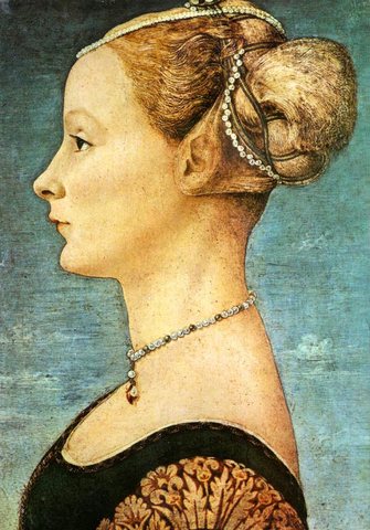 POLLAIUOLO Antonio del Portrait Of A Girl