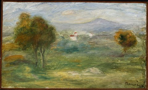 Landscape near Cros-de-Cagnes.