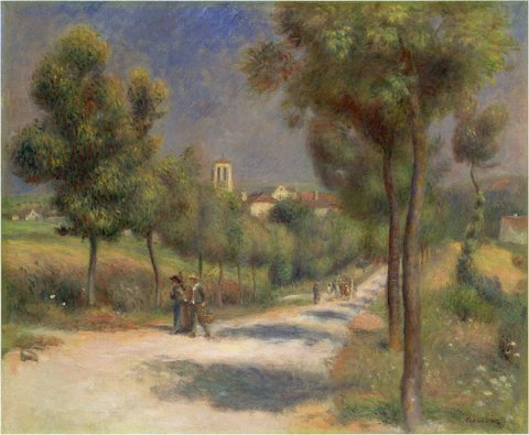 Landscape of Essoyes, Early Morning