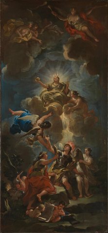 Christ Glorified in the Court of Heaven