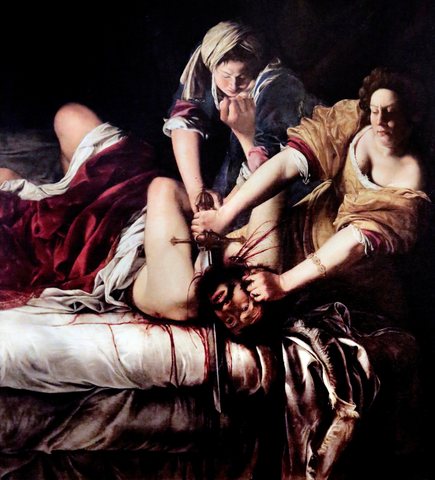 Artemisia Gentileschi — Judith Beheading Holofernes