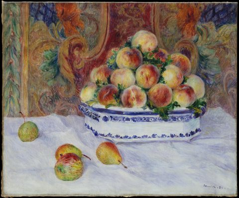 Still Life with Peaches
