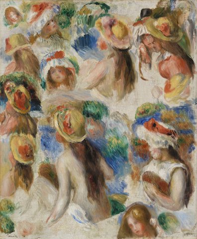 Study of Heads (Étude de têtes)