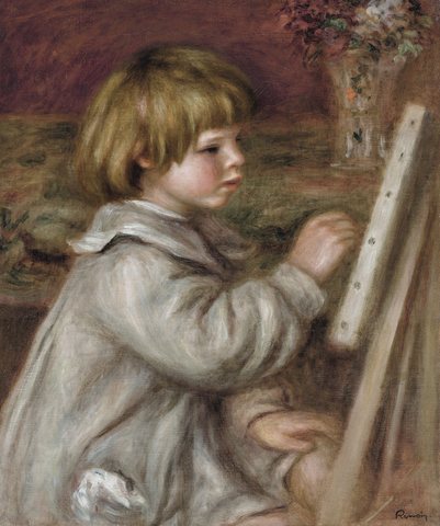 The little painter (Claude Renoir)