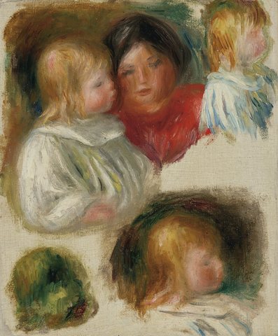 Study of children and young woman