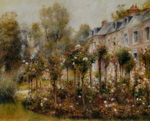 The rose garden at Wargemont