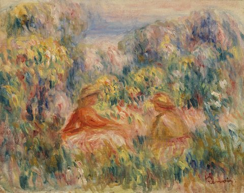 Two Women in a Landscape (Deux femmes dans un paysage)