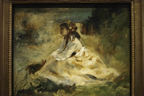 Woman in a Meadow (Lise Tréhot)
