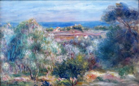 View of the Sea from Haut Cagnes