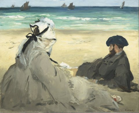 On the beach