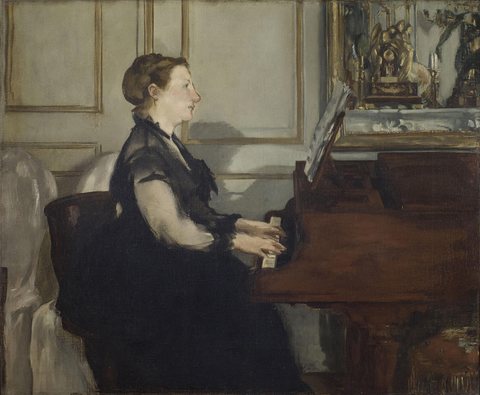 Madame Manet at the Piano