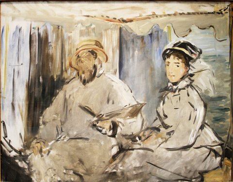 Monet in his Studio