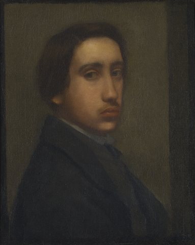 Degas in Black Frock-coat (self-portrait
