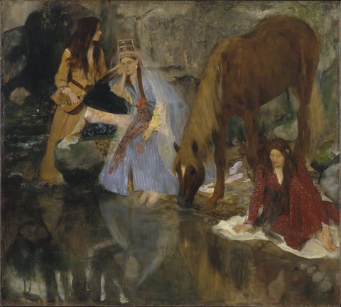 Portrait of Mademoiselle Fiocre in the Ballet "La Source"